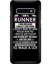 Load image into Gallery viewer, I Am A Runner I Run Because I Really Like Food Custom Design Phone case
