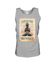 Load image into Gallery viewer, I'm Mostly Peace Love And Light Yoga Gift For Yoga Lovers Unisex Tank Top
