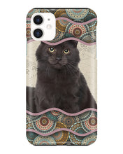Load image into Gallery viewer, Lovely Phone Case Cute Black Cat Boho Pattern Gift For Cat Lovers Phone case
