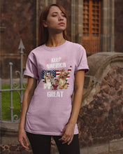 Load image into Gallery viewer, Keep America Great Yorkshire Terrier Gift For Dog Lovers Guys Tee
