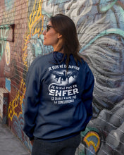 Load image into Gallery viewer, Je Suis Né El En   Jarvier   Enfer Le Diable N Aime Pas Birthday Gift Sweatshirt
