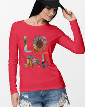 Load image into Gallery viewer, Love Trucker Simple Unique Custom Design For Personalized Job Gift Unisex Long Sleeve
