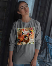 Load image into Gallery viewer, Lovely Phone Case With Flowers Gift For Chicken Lovers Unisex Long Sleeve
