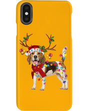 Load image into Gallery viewer, Beagle Gorgeous Reindeer Xmas Lights Gift For Dog Lovers Phone case

