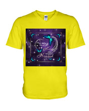 Load image into Gallery viewer, Gift For Women Butterfly I'll Hold You In My Heart Guys V-Neck
