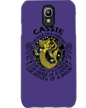 Load image into Gallery viewer, Gift For Cassie Girl The Soul Of A Mermaid Phone case
