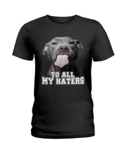 Load image into Gallery viewer, Boxer Lovers To All My Hater Meaningful Gift For Men Ladies Tee
