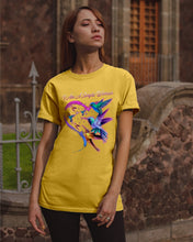 Load image into Gallery viewer, Hummingbirds Heart Shaped I Am A Simple Woman Gift For Mom Guys Tee
