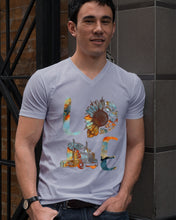 Load image into Gallery viewer, Love Trucker Simple Unique Custom Design For Personalized Job Gift Guys V-Neck
