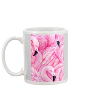 Load image into Gallery viewer, Beautiful Flamingo And Feather Gift For Flamingo Lovers Mug
