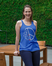 Load image into Gallery viewer, Image All The People Living Life In Peace Custom Design For Friends Ladies Flowy Tank
