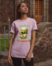 Load image into Gallery viewer, Baseball Drink Beer Day St Patrick's Day Gift For Baseball Lovers Guys Tee
