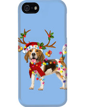 Load image into Gallery viewer, Beagle Gorgeous Reindeer Xmas Lights Gift For Dog Lovers Phone case
