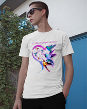 Load image into Gallery viewer, Hummingbirds Heart Shaped I Am A Simple Woman Gift For Mom Guys Tee
