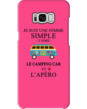 Load image into Gallery viewer, Je Suis Une Femme Simple J'aime Le Camping Car Et L'apero Phone case

