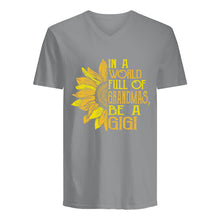 Load image into Gallery viewer, Be A GiGi Sunflowers Gift For Gigi Guys V-Neck
