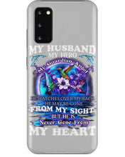 Load image into Gallery viewer, Hummingbird My Husband My Guardian Angel Gift For Angel Husband Phone case
