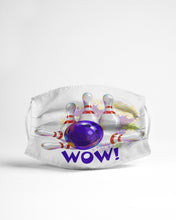 Load image into Gallery viewer, Bowling Wow Color Gift For Bowling Lovers Cloth Face Mask
