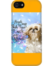 Load image into Gallery viewer, Angels And Shih Tzu Are Not Different Gift For Dog Lovers Phone case
