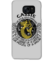 Load image into Gallery viewer, Gift For Cassie Girl The Soul Of A Mermaid Phone case
