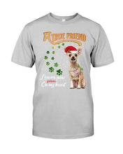 Load image into Gallery viewer, A True Friend Loves Paws On My Heart Gift For Dog Lovers Guys Tee

