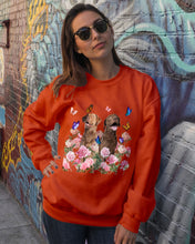 Load image into Gallery viewer, Gift For Dog LoversChesapeake Bay Retriever With Peonies Sweatshirt
