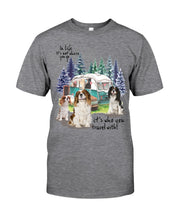 Load image into Gallery viewer, Cavalier King It's Who You Travel With Gift For Dog Lovers Guys Tee
