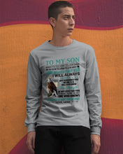 Load image into Gallery viewer, Look Right Beside You Eagle Mom Gift For Son Unisex Long Sleeve
