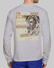 Load image into Gallery viewer, I'm 97% Sure You Don't Like Me But I'm 100% Sure I Don't Care Unisex Long Sleeve
