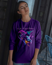 Load image into Gallery viewer, Hummingbirds Heart Shaped I Am A Simple Woman Gift For Mom Unisex Long Sleeve
