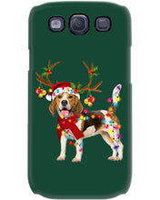 Load image into Gallery viewer, Beagle Gorgeous Reindeer Xmas Lights Gift For Dog Lovers Phone case
