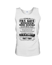 Load image into Gallery viewer, Je Suis Un Fils Gate - Maman Incroyable Elle Est Nee En Juillet Unisex Tank Top
