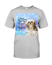 Load image into Gallery viewer, Angels And Shih Tzu Are Not Different Gift For Dog Lovers Guys Tee
