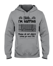 Load image into Gallery viewer, Cute Coffee Cup Shh I’m Napping Please Do Not Disturb Gift For Nurse Hoodie
