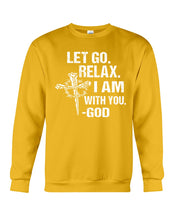 Load image into Gallery viewer, Let You Relax I Am With You Gray Background Sweatshirt
