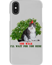 Load image into Gallery viewer, Cat Wait For You Here Gift For Cat Lovers Phone case
