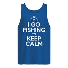Load image into Gallery viewer, I Go Fishing To Keep Calm Gift For Fishing Lovers Unisex Tank Top
