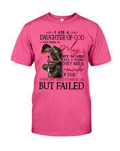 Load image into Gallery viewer, I'm Daughter Of God I Was Born In May My Scars Tell A Story Guys Tee
