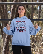 Load image into Gallery viewer, Grandpa's Girl I Used To Be His Angel Gift For Men Hoodie
