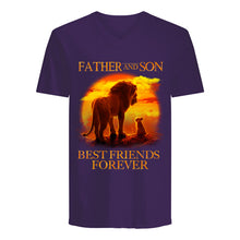 Load image into Gallery viewer, Father And Son Best Friends Forever Gift For Son Guys V-Neck
