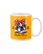 Load image into Gallery viewer, Boston Terrier With White Glasses Love Mom Gift For Dog Lovers Mug

