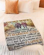Load image into Gallery viewer, Fishing Destiny Made Us A Couple Grumpy Old Husband Gift For Wife Fleece Blanket

