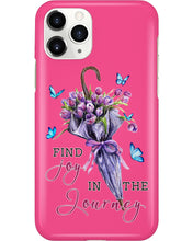 Load image into Gallery viewer, Butterflies Find Joy In The Journey Gift For Daughter Phone case
