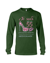 Load image into Gallery viewer, Je Suis Nee En 55 Je Ne Suis Peut-Être Pas Birthday Gift For Grandma Unisex Long Sleeve
