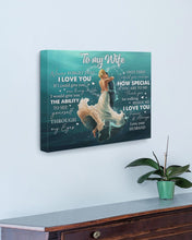 Load image into Gallery viewer, A Kiss Husband Gift For Wife Never Forget That I Love You Matte Canvas
