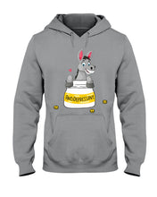 Load image into Gallery viewer, Funny Donkey Anti Depressant Meaning Gift For Women Hoodie

