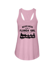 Load image into Gallery viewer, Gift For Florida Girl No One Will Find You Ladies Flowy Tank
