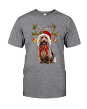 Load image into Gallery viewer, Australian Terrier Gorgeous Reindeer Christmas Gift For Dog Lovers Guys Tee
