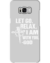 Load image into Gallery viewer, Let You Relax I Am With You Gray Background Phone case
