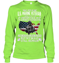 Load image into Gallery viewer, I Am A US Marine Veteran If America Needed Me Gift Unisex Long Sleeve
